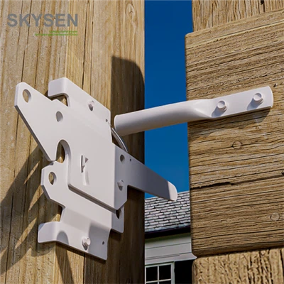 लकड़ी की बाड़ कुंडी ताला